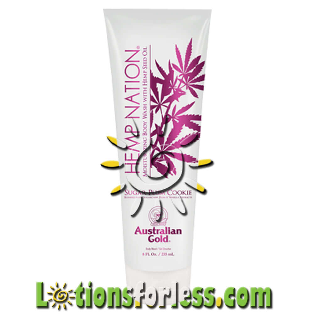 Australian Gold Hemp Nation Sugar Plum Cookie Body Wash 8oz