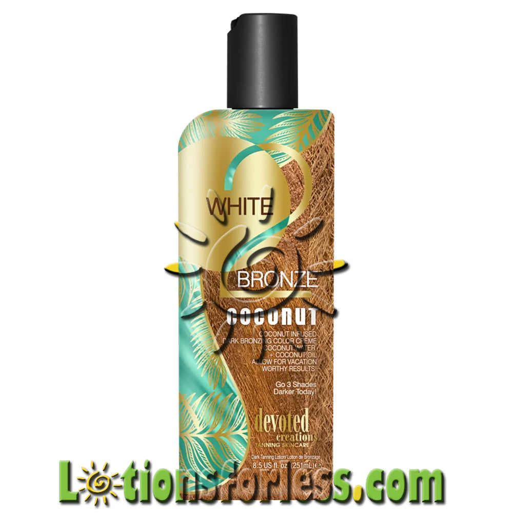 Devoted Creations White 2 Bronze Coconut Natural Bronzer 8.5 oz