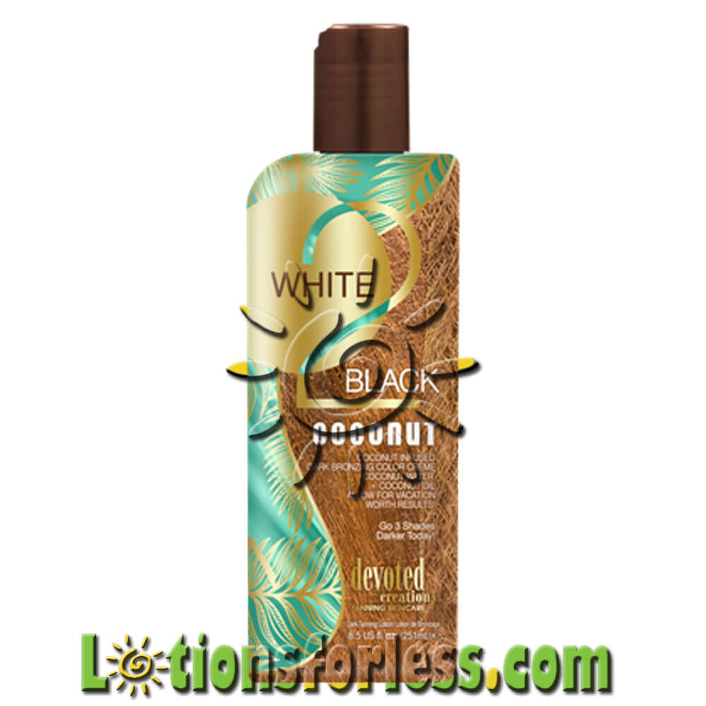 Devoted Creations White 2 Black Coconut Natural Bronzer 8.5 oz