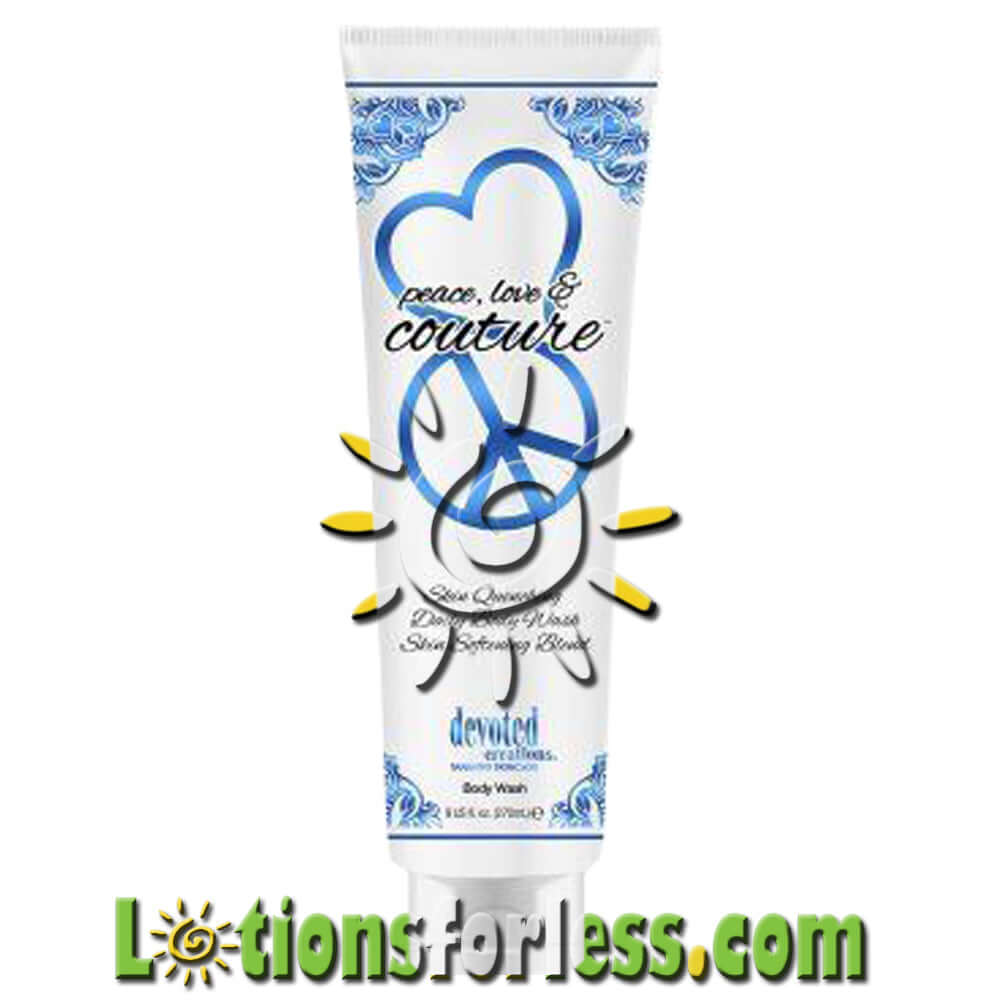Devoted Creations Peace Love and Couture Body Wash 9 oz