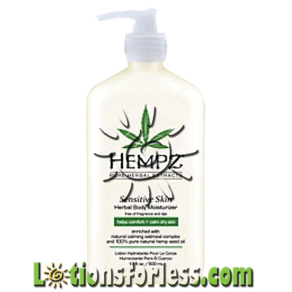 Hempz Sensitive Skin Herbal Moisturizer 17 oz