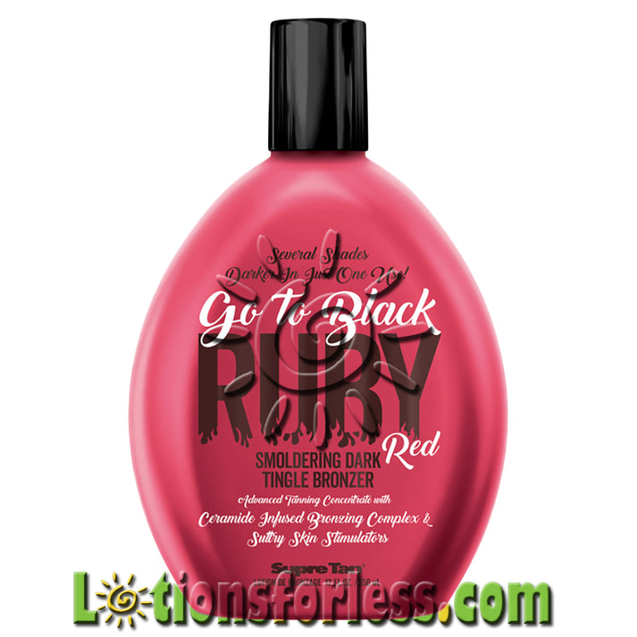 Supre Tan Go To Black Ruby Tingle Bronzer 12oz – Lotionsforless