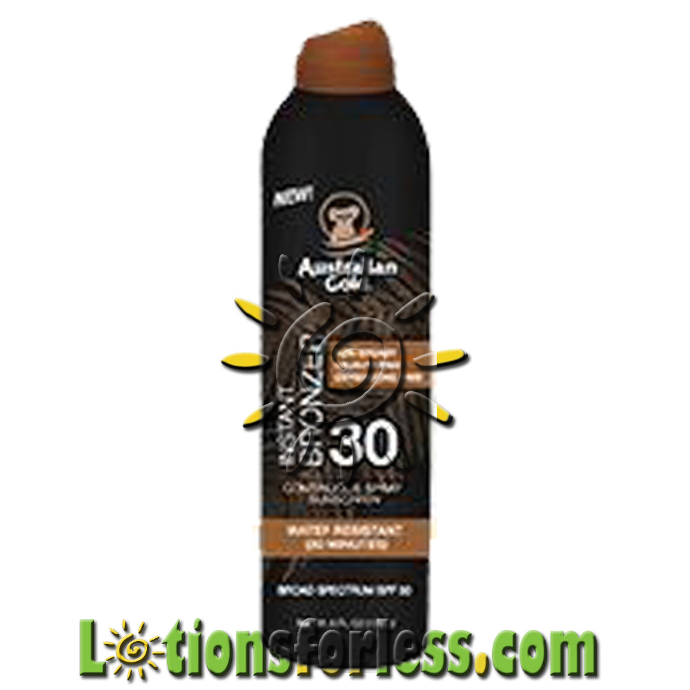 Australian Gold SPF 30 Instant Bronzer Continuous Spray 6 oz