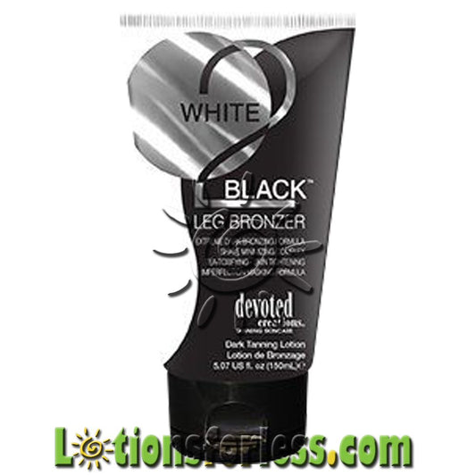 Devoted Creations White 2 Black Leg Bronzer