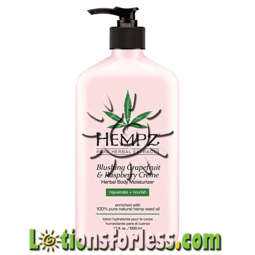 Hempz Blushing Grapefruit & Raspberry Moisturizer 17oz – Lotionsforless