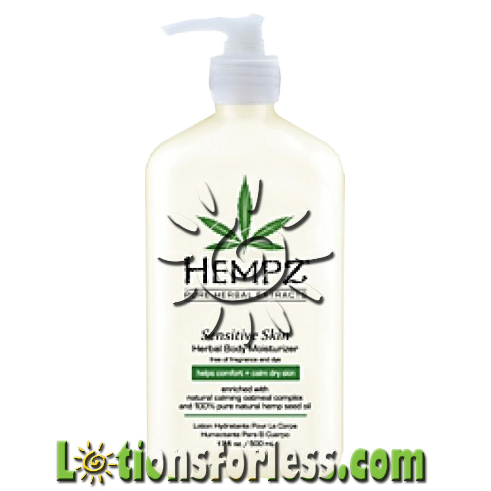 Hempz Sensitive Skin Herbal Moisturizer  17 oz